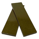 Burlap Micarta- GREEN- Scales - Maker Material Supply