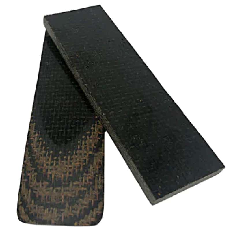Burlap Micarta- MOSSY OAK- Scales - Maker Material Supply