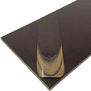 Vintage Linen Micarta- Single Black Line- Two-Tone Brown- Scales & Sheets - Maker Material Supply