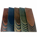 Canvas Micarta Knife Handle Scales- MULTICOLOR SAMPLE PACK- 6 pairs - Maker Material Supply