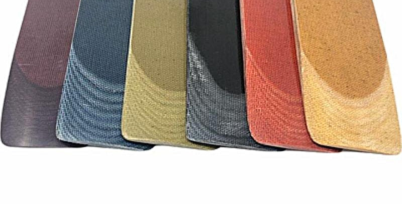 Canvas Micarta Knife Handle Scales- SAMPLE PACK- Solid Colors- Various