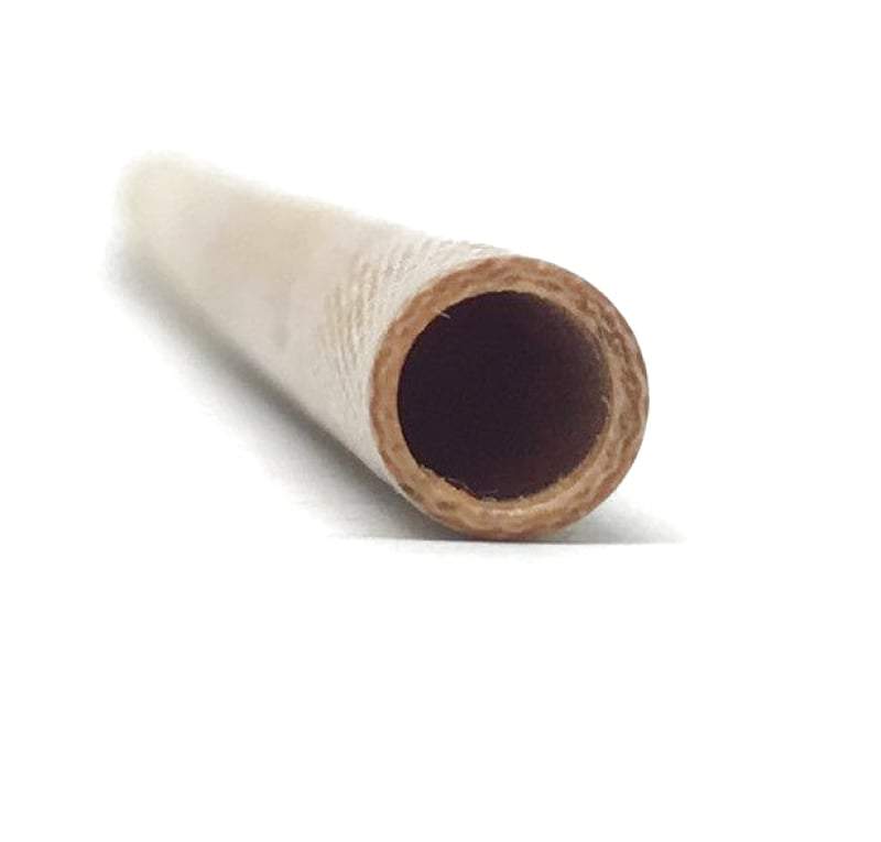 Canvas Micarta Phenolic Tube- Various Sizes- NATURAL BROWN - Maker Material Supply