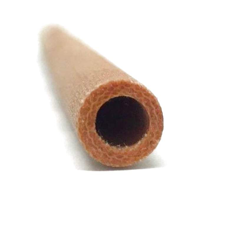 Canvas Micarta Phenolic Tube- Various Sizes- NATURAL BROWN - Maker Material Supply