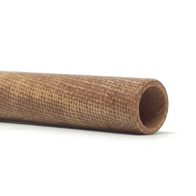 Canvas Micarta Phenolic Tube- Various Sizes- NATURAL BROWN - Maker Material Supply