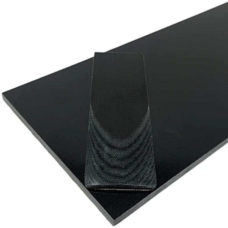 Canvas Micarta Sheet- BLACK- Various Sizes - Maker Material Supply