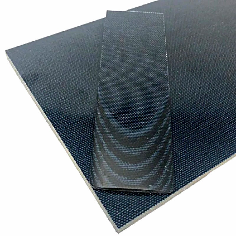Canvas Micarta Sheet- BLUE & BLACK- 1/4"- Various Sizes - Maker Material Supply