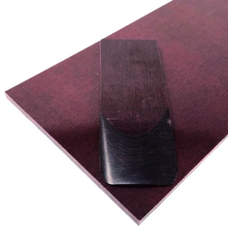 Canvas Micarta Sheet- BURGUNDY- Various Sizes - Maker Material Supply