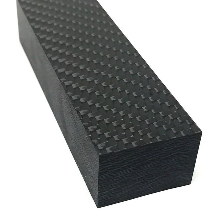 Carbon Fiber by CarbonWaves- Solid Twill 2x2 - 1" Thick Blocks - Various Sizes - Maker Material Supply