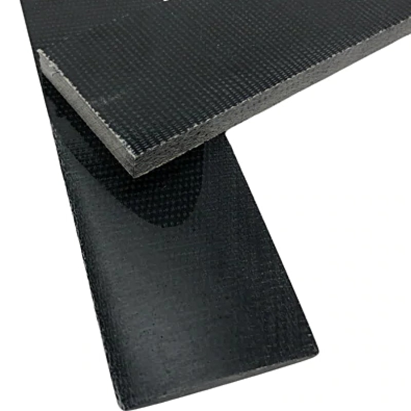 Coarse Weave Canvas Micarta Scales- BLACK - Maker Material Supply