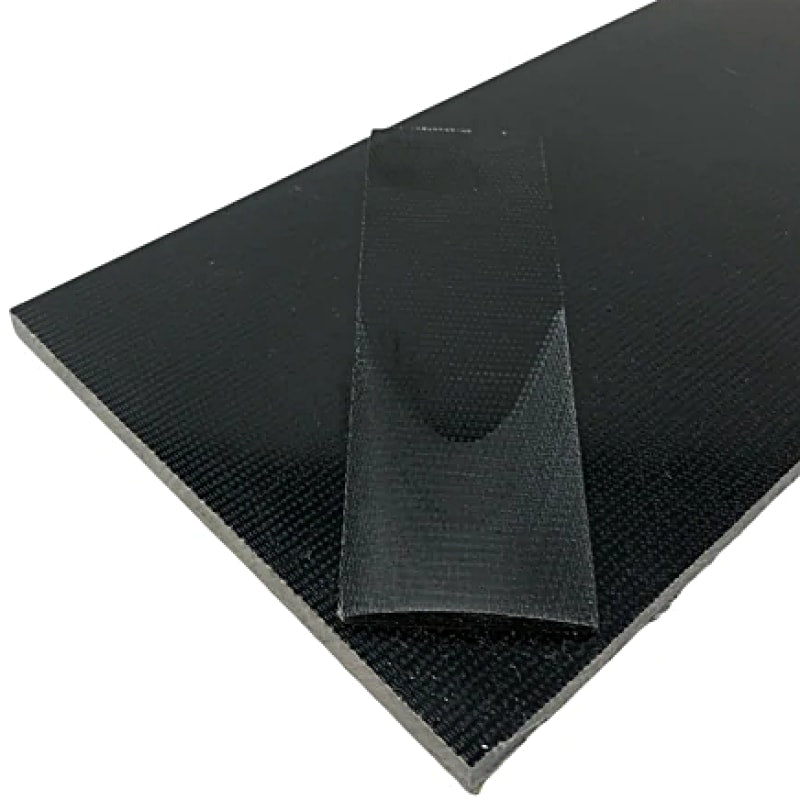 Coarse Weave Canvas Micarta Sheet- BLACK- Various Sizes - Maker Material Supply