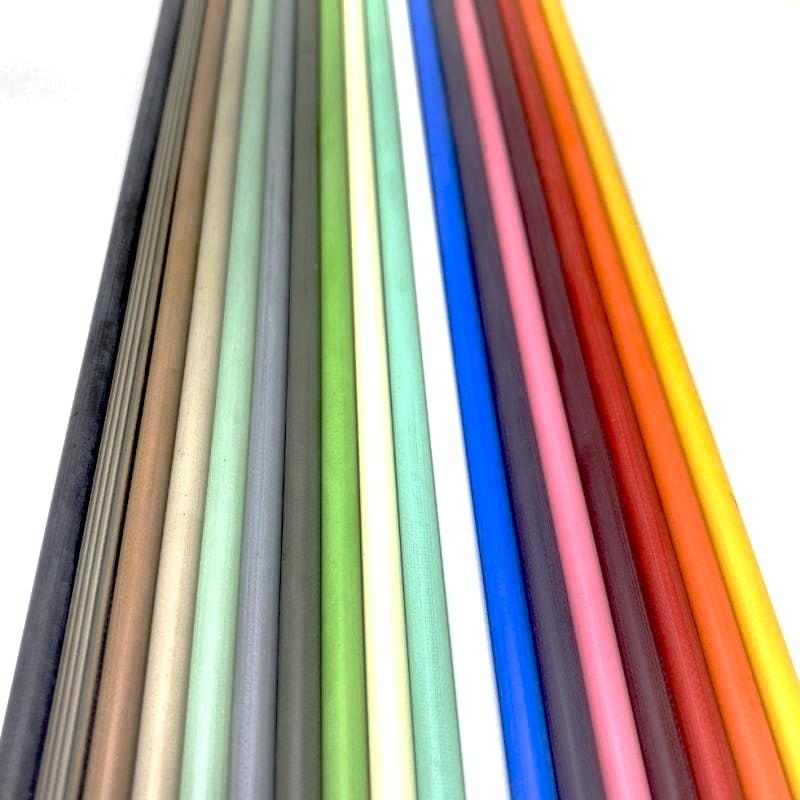 Colored G10 Solid Round Rod- 1/4