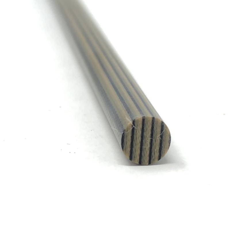Solid Colored Rods Colored G10 Solid Round Rod- 1/4