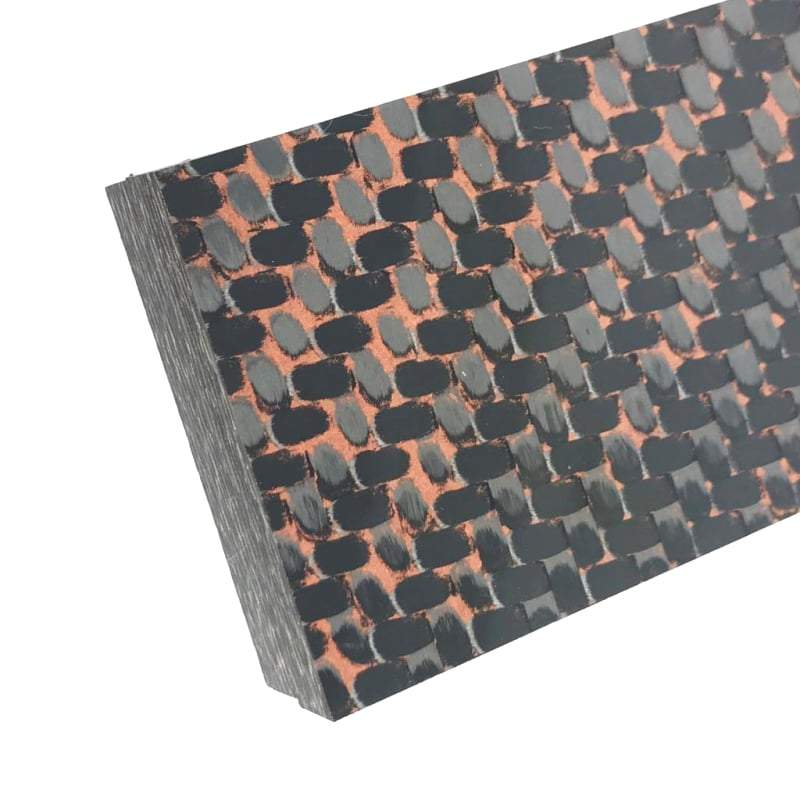Copper Infused Carbon Fiber- Various Sizes CarbonWaves - Maker Material Supply