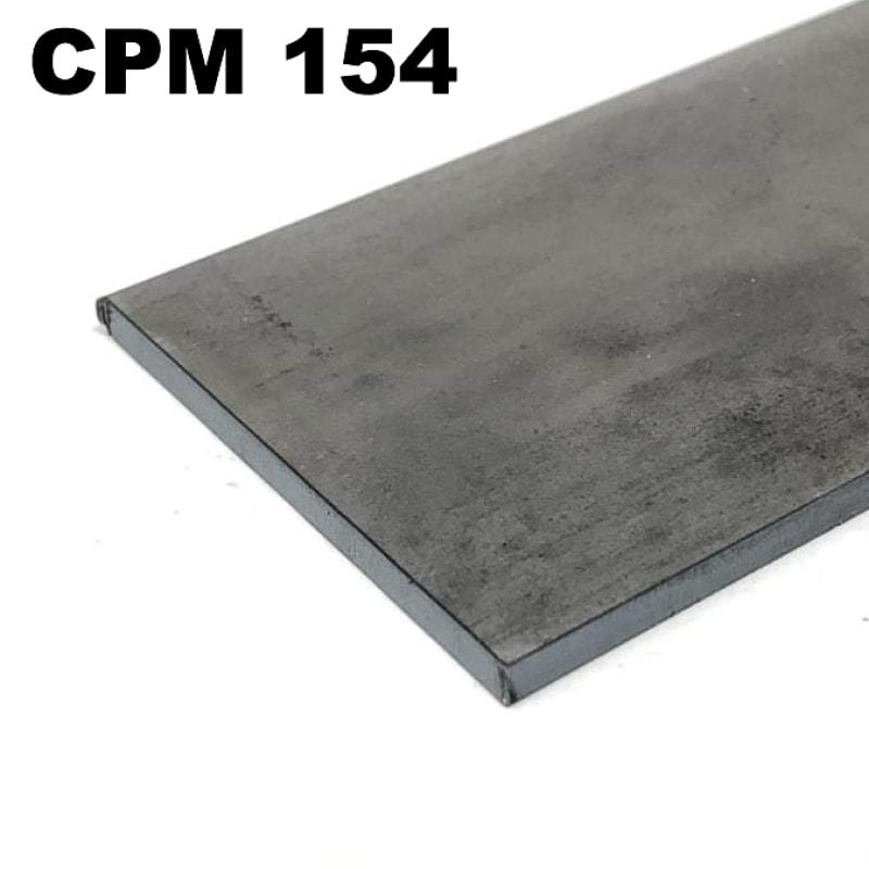 CPM 154 - Stainless Blade Steel Flat Bar- Various Sizes - Maker Material Supply