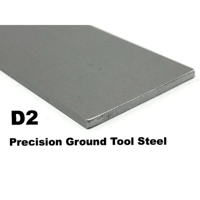 D2 Precision Ground Tool Steel -Flat Bar Stock- Various Sizes - Maker Material Supply