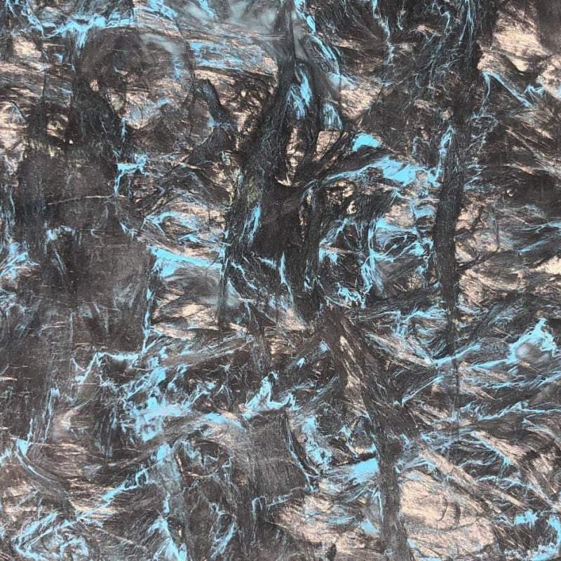 Dark Matter BLUE- Marbled Carbon Fiber by FAT Carbon - Maker Material Supply