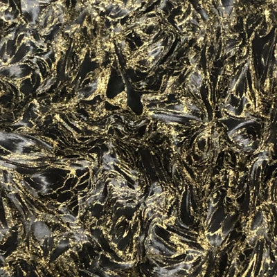 Dark Matter GOLD- Marbled Carbon Fiber by FAT Carbon - Maker Material Supply