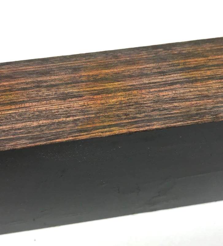 DymaLux Block- "WALNUT" Laminated Wood - 1" x 1.5" x 5" - Maker Material Supply