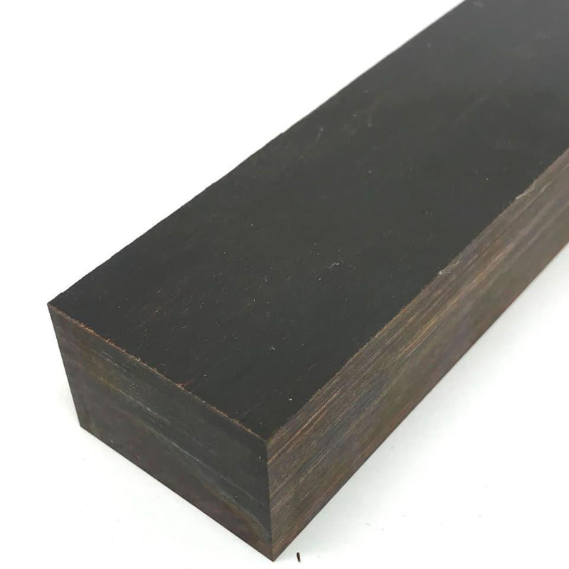 DymaLux Block- "WALNUT" Laminated Wood - 1" x 1.5" x 5" - Maker Material Supply