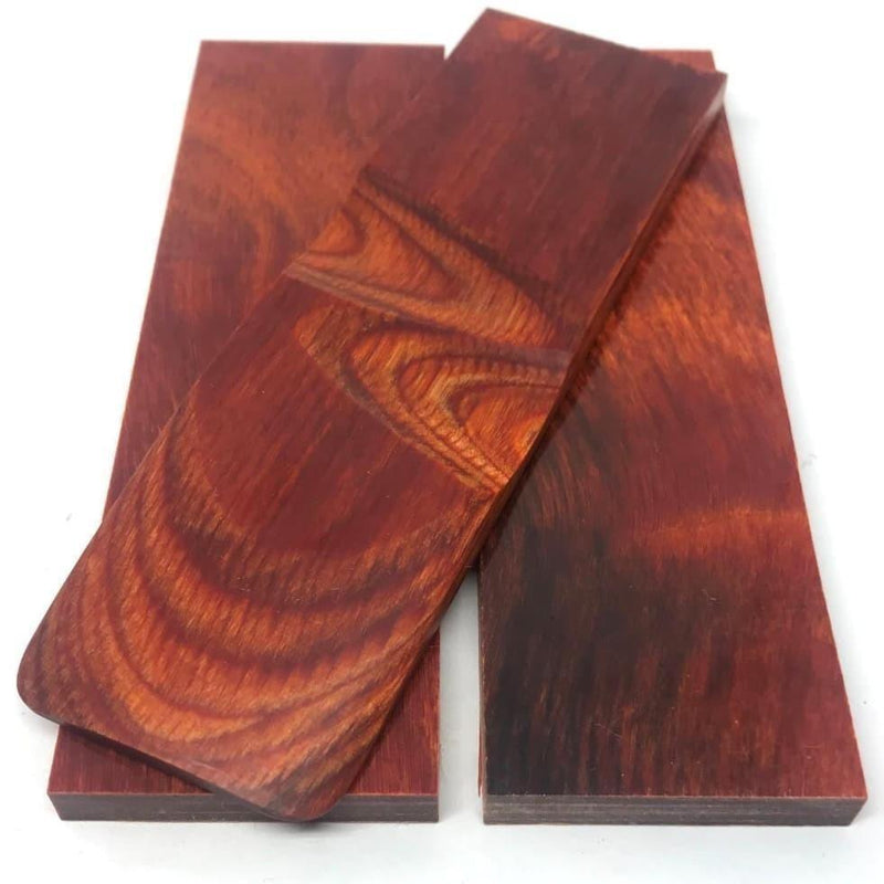 DymaLux "COCOBOLO" Laminated Wood Knife Handle Scales- 1/4" x 1.5" x 5" - Maker Material Supply