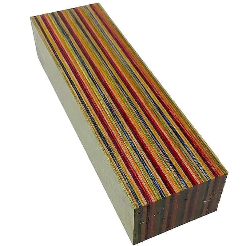 DymaLux- Crosscut "SKATEBOARD" Laminated Wood Handle Scales & Blocks - Maker Material Supply