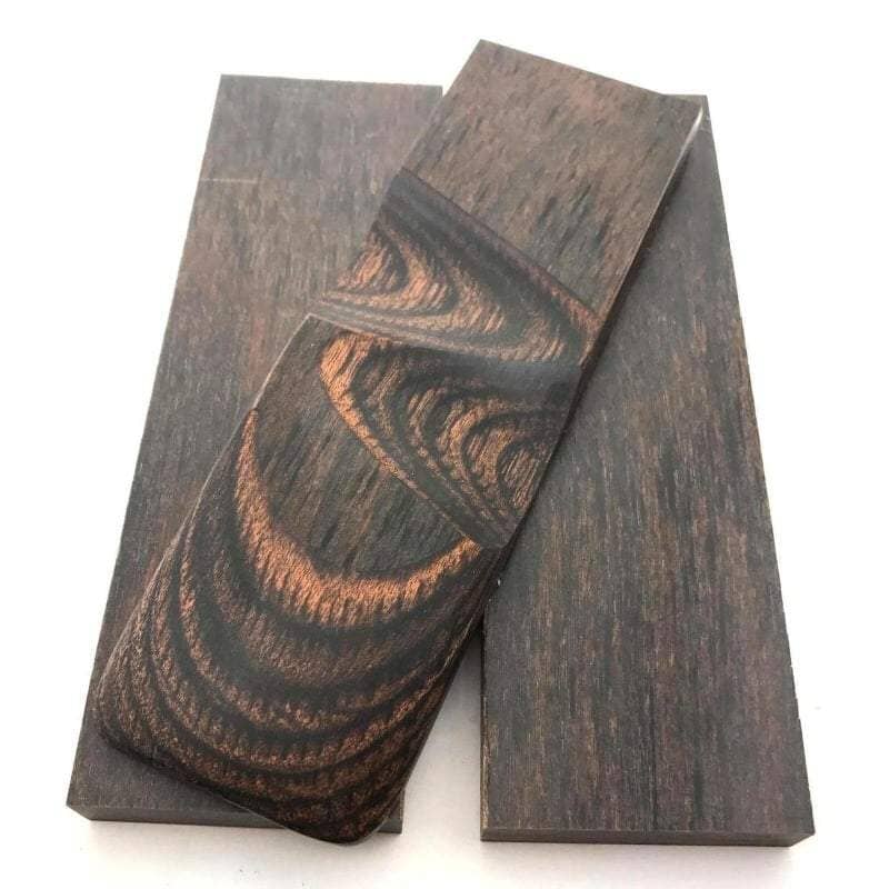 DymaLux "WALNUT" Laminated Wood Knife Handle Scales- .35" x 1.5" x 5" - Maker Material Supply