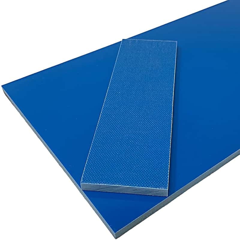 FINE TEXTURE PEEL PLY G10- COBALT BLUE- Knife Handle Sheets - Maker Material Supply