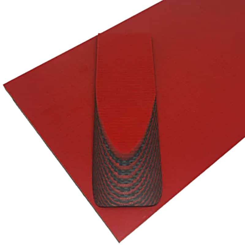 Fused Carbon Fiber + G10 Composite- RED- Sheet - Maker Material Supply