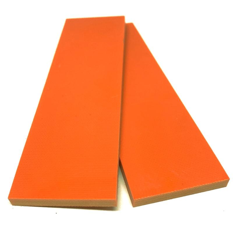 G10 Knife Handle Scales- HAZARD ORANGE - Maker Material Supply