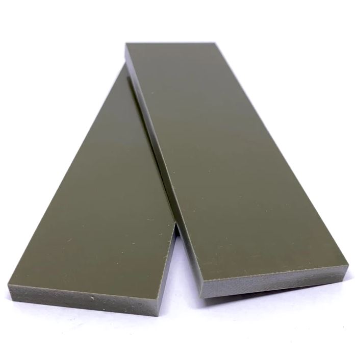 G10 Knife Handle Scales- OD GREEN - Maker Material Supply
