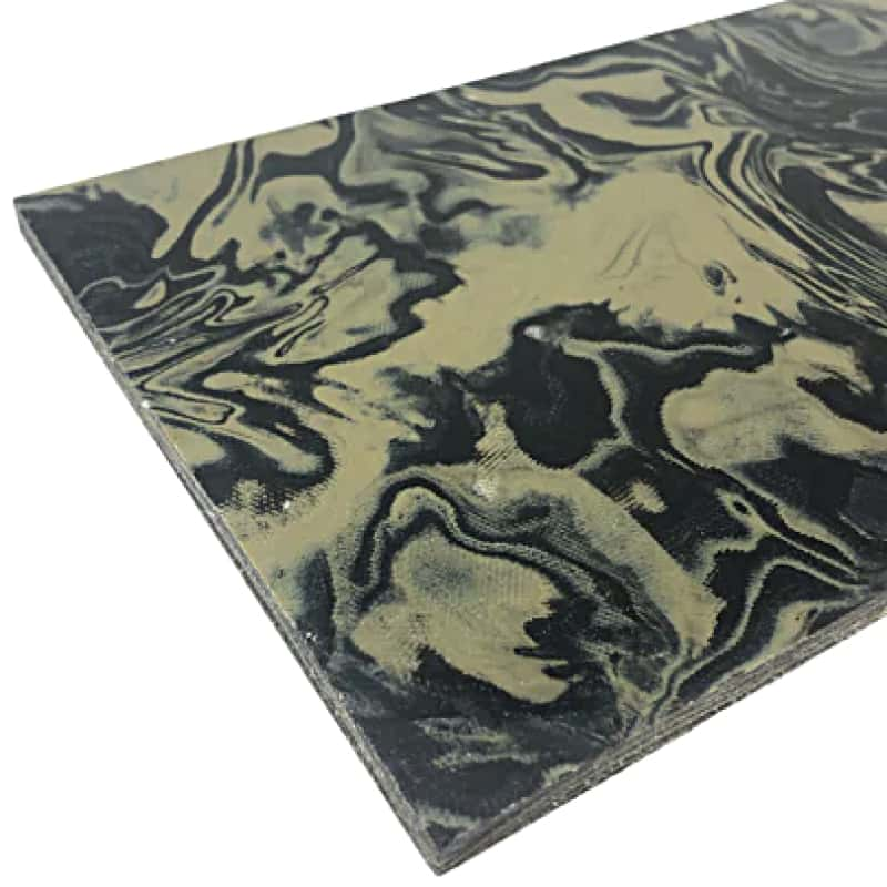 Burl G10 Multicolor Sheets- OD Green/Black - Maker Material Supply