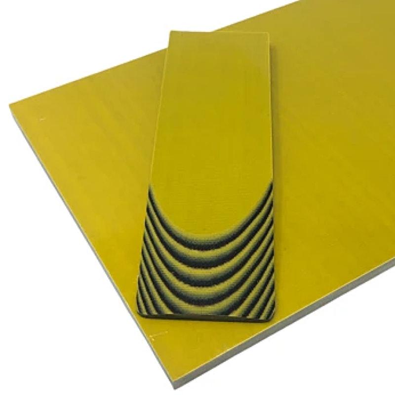 G10 Multicolor Sheets- YELLOW/BLACK - Maker Material Supply