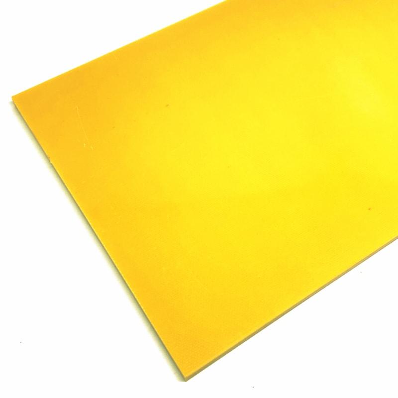 G10 Solid Sheets- MELLOW YELLOW - Maker Material Supply