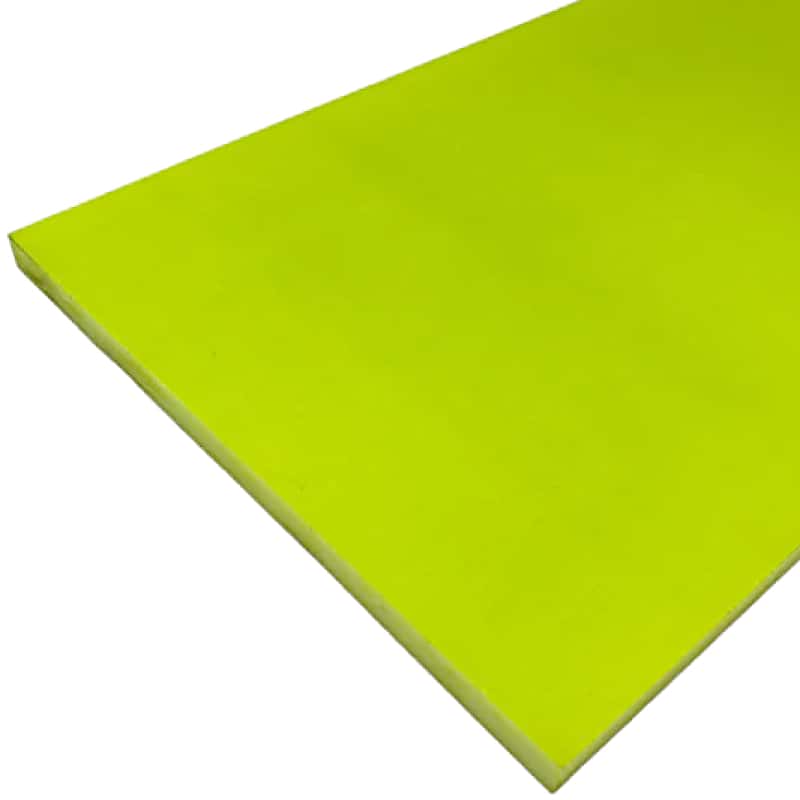 G10 Solid Sheets- DAY GLOW YELLOW - Maker Material Supply