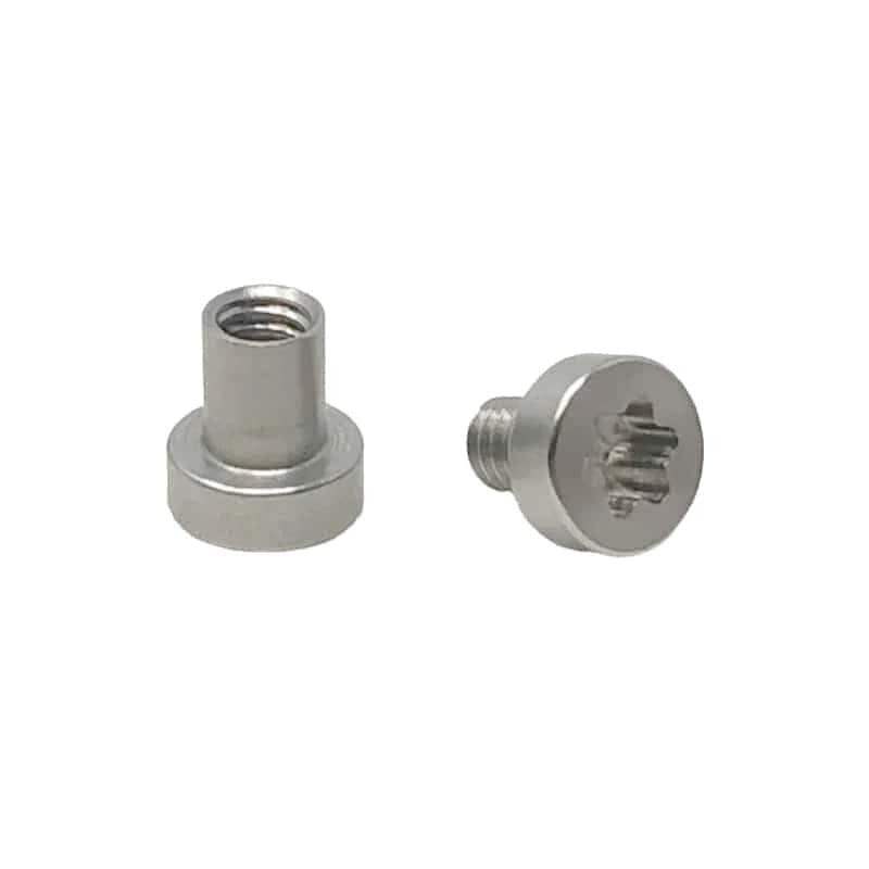 Gulso Bolts- Stainless Steel- Knife Handle Fasteners- 1/4" MICRO - Maker Material Supply