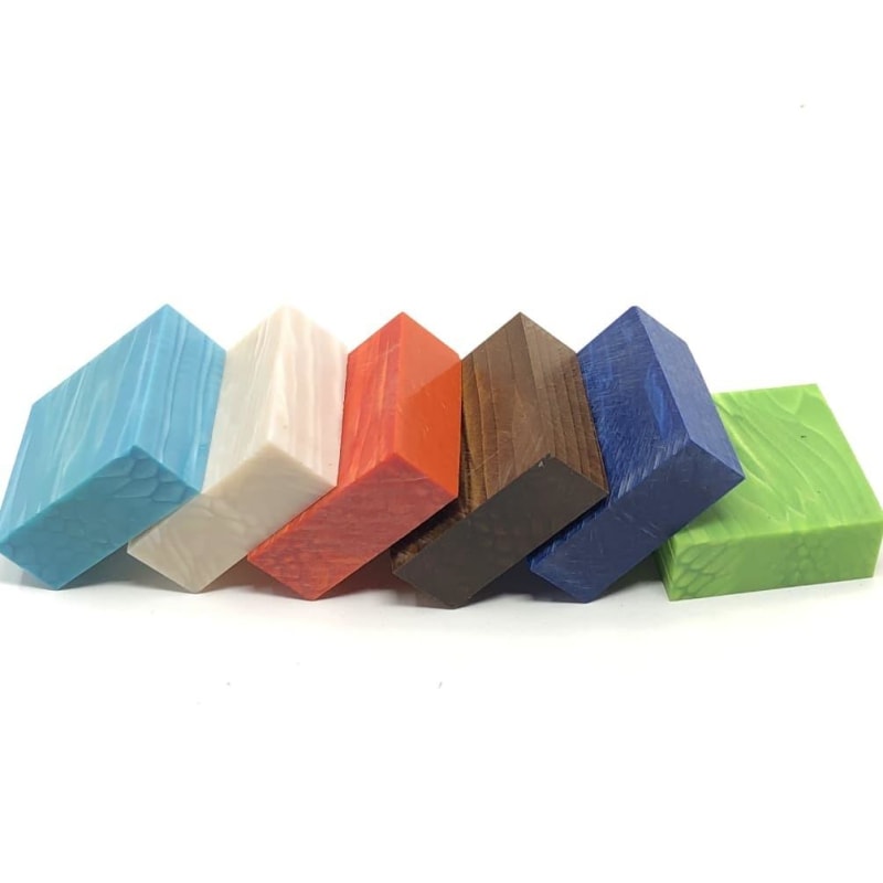 JUMA- Ring Blanks-  1/2" x 1.5" x 1.5"- 8 Color Options - Maker Material Supply