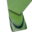 Lime Green w Double Black Lines- Paper Micarta Scales - Maker Material Supply
