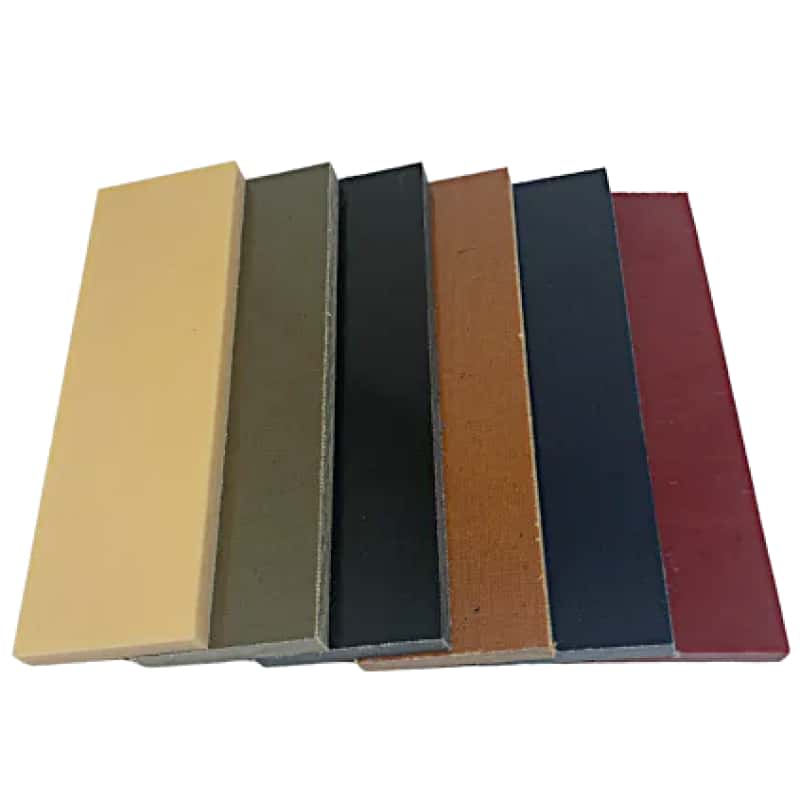 Linen Micarta Handle Scales SAMPLE PACK Various Sizes/Colors - Maker Material Supply