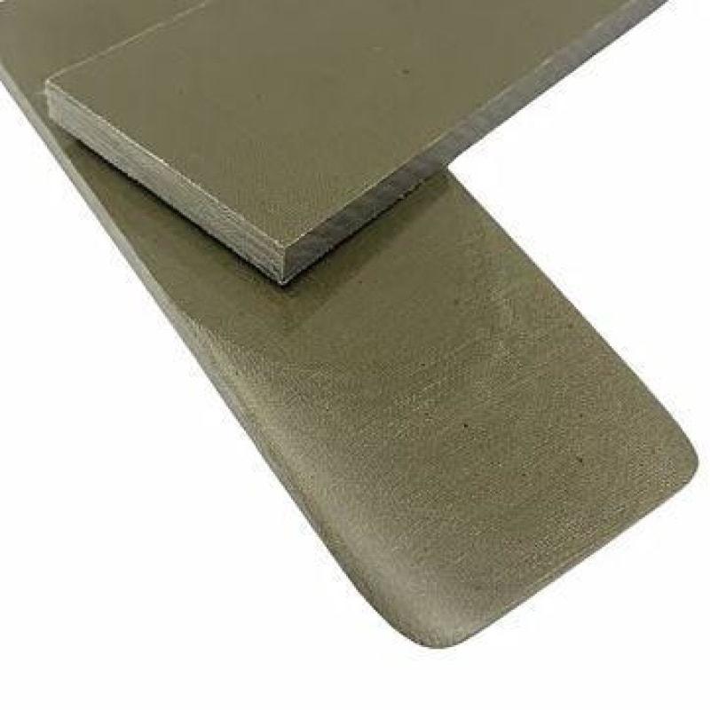 Linen Micarta- OD Green- Scales- Various Sizes - Maker Material Supply
