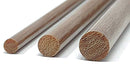 Linen Micarta Solid Round Rod- NATURAL BROWN-  1/8", 3/16", 1/4", 3/8" - Maker Material Supply