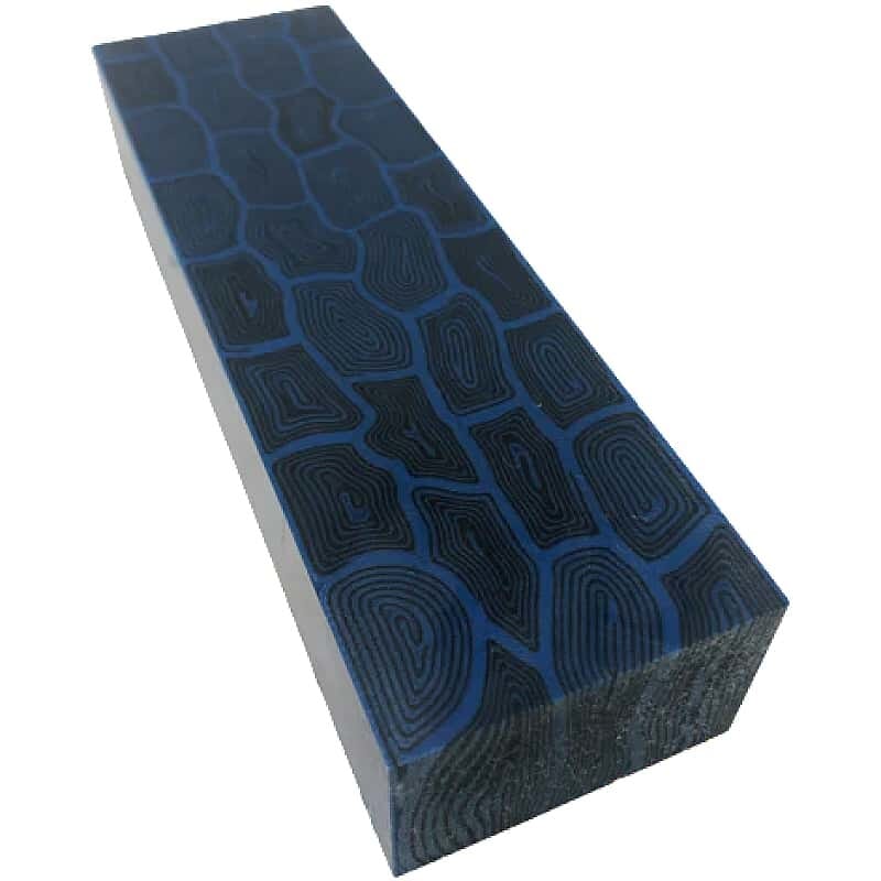Mosaic Micarta- BLUE- by CCL Composite Materials - Maker Material Supply