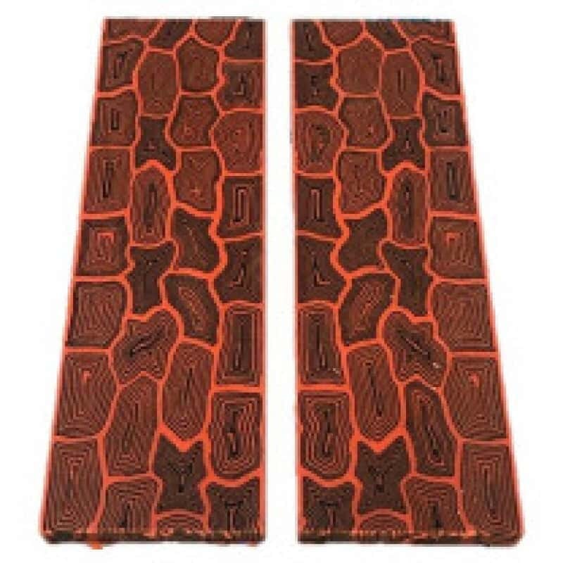 Mosaic Micarta- ORANGE- by CCL Composite Materials - Maker Material Supply