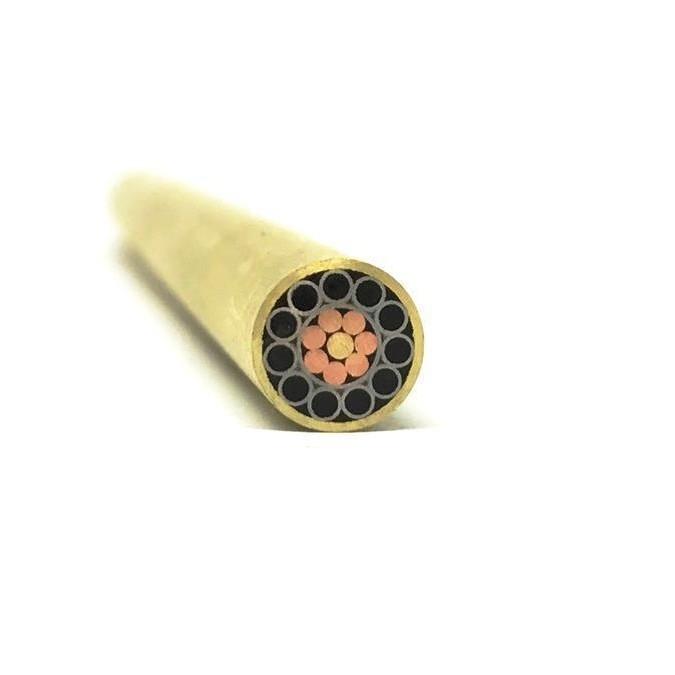 Mosaic Pin for Knifemaking- 1/4" x 6" Brass + Copper & SS Rod- MP1 - Maker Material Supply