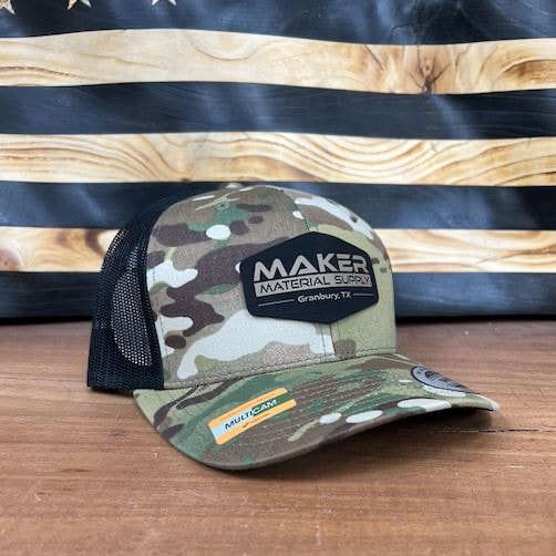 Multicam MMS Trucker hat w/ adjustable snapback - Maker Material Supply