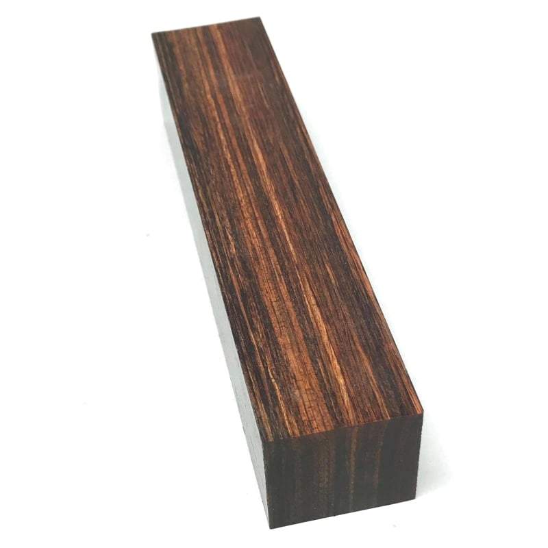 Pen Turning Blank- DymaLux- "WALNUT" Laminated Stabilized Wood- 1" x 1" x 5" - Maker Material Supply