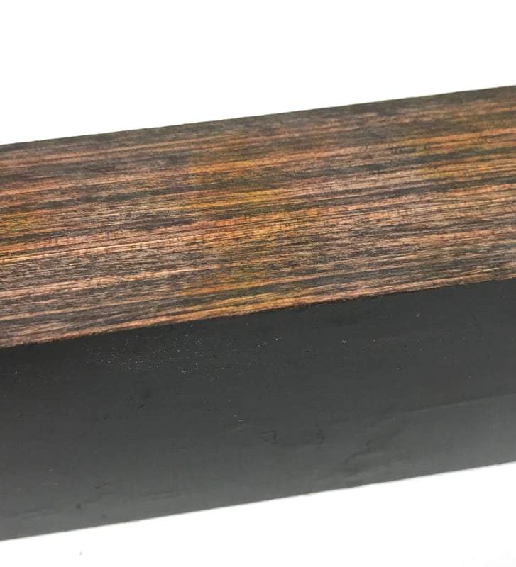 Pen Turning Blank- DymaLux- "WALNUT" Laminated Stabilized Wood- 1" x 1" x 5" - Maker Material Supply