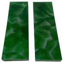 Raffir® Alume Curly Composite- GREEN- Scales - Maker Material Supply