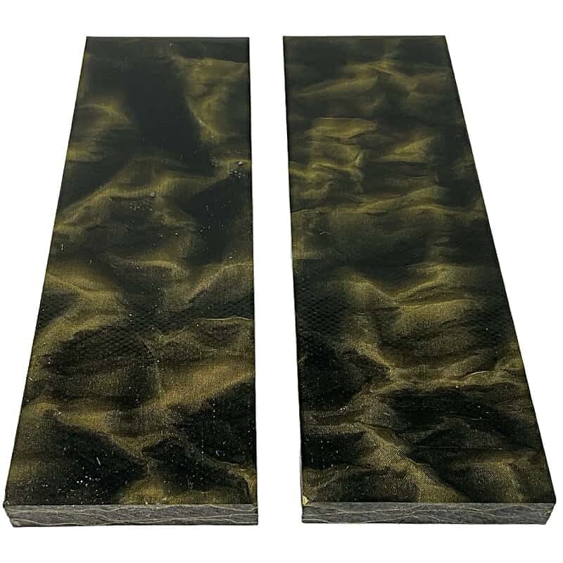 Raffir Noble Curly Brass Composite- BLACK- Scales - Maker Material Supply