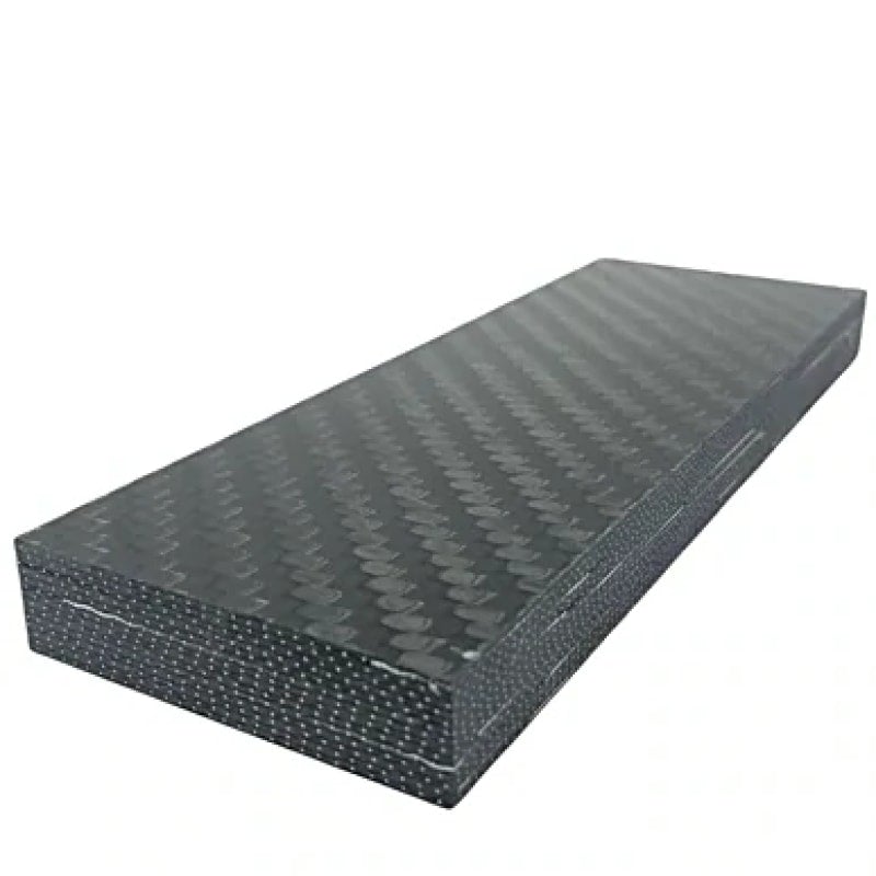 ALUMINUM LIGHTNING WAVES- Infused Carbon Fiber- 1/2" Thick- Ring Blank/Slabs - Maker Material Supply