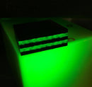 Double Green Glow Core Carbon Fiber- 1/2" Thick- CarbonWaves - Maker Material Supply